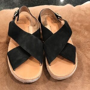 Dv Dolce Vita Baker Flatform Treaded Sandals Women's Shoes